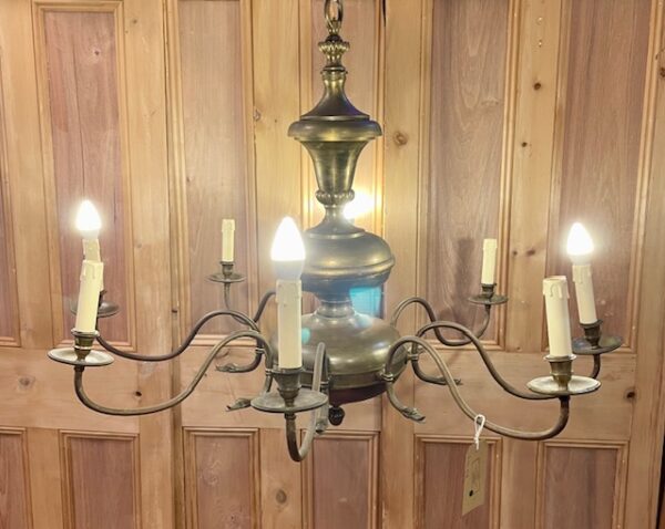 Early 20th Century Flemish Eight Arm Chandelier