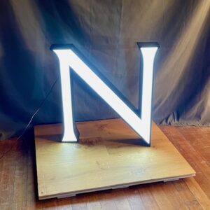 Contemporary Illuminated Letter 'N'