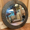 Mid Century Etched & Bronzed Mirror Piece