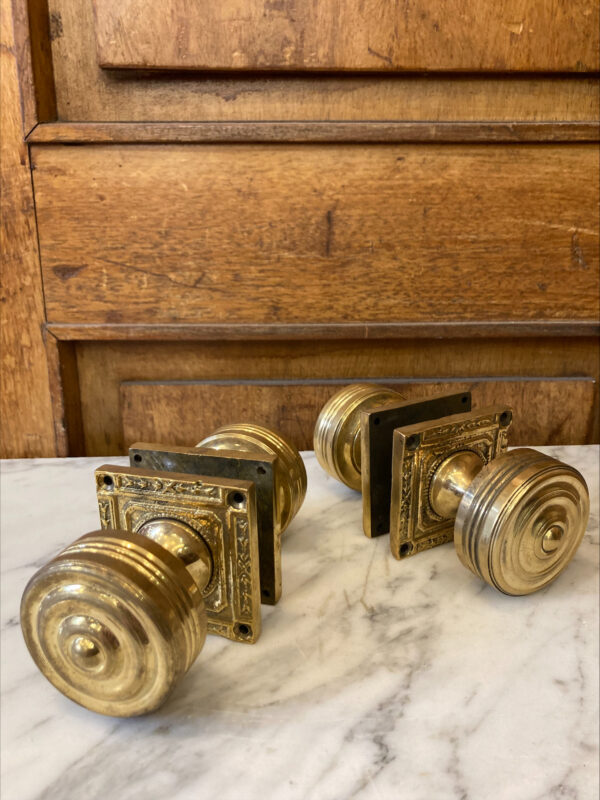 Square Brass Door Handles