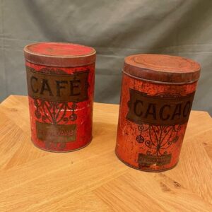 Decorative French Vintage Storage Tins