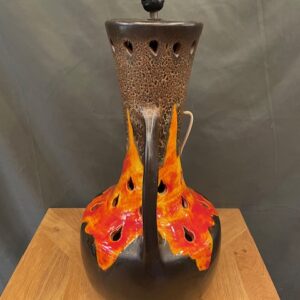 Alternative view of Mid Century German Lava Glaze Lamp Base