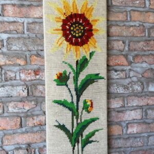 Mid Century Wool Tapestry 'Sunflower'