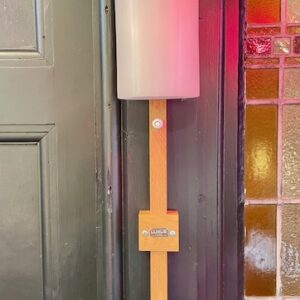 1960s Swedish Wall Light With White Shade 1960s Swedish Wall Light With White Shade