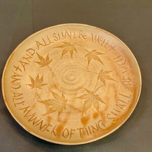 French Stoneware Studio Pottery Craft Plate