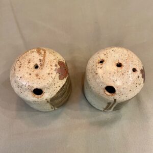 Alternative view of French Stoneware Rustic Condiment Set
