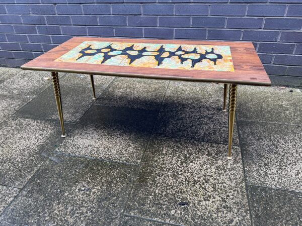 1970s Formica And Tile Topped Table