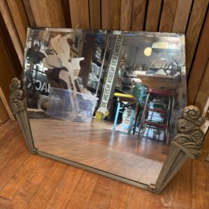 Art Deco Metal Framed Mirror