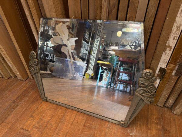 Art Deco Metal Framed Mirror