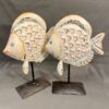 Contemporary Decorative Metal Fish With Backlight Candle Holder Contemporary Decorative Metal Fish With Backlight Candle Holder