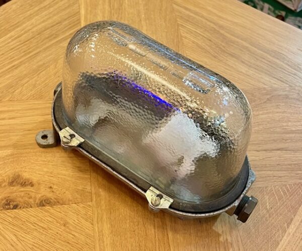 Mid Century High Dome Bulkhead Light