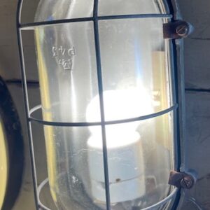 Large Bulkhead Light With Cage