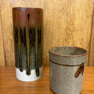 Mid Century Pair Of Pots By John Smith Pottery