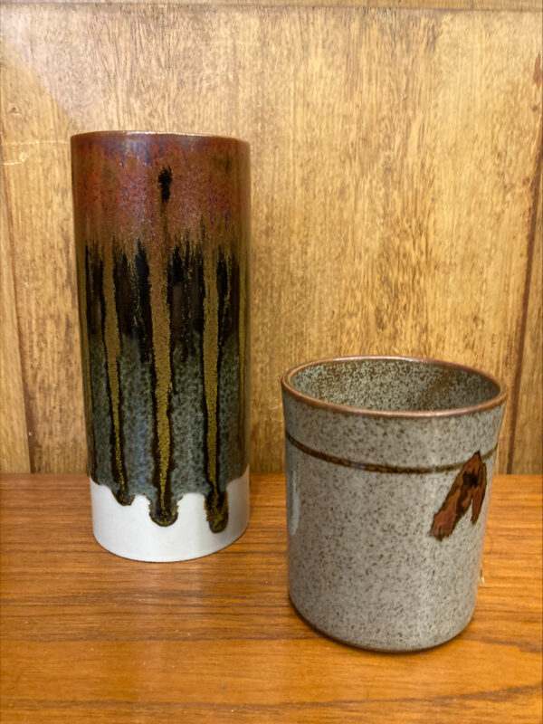 Mid Century Pair Of Pots By John Smith Pottery