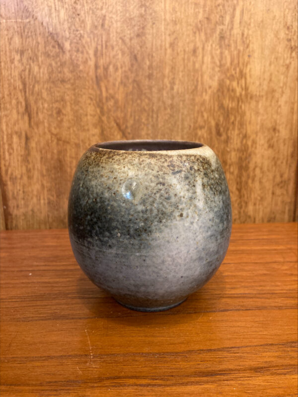 Mid Century Stoneware Smooth Glaze Pot