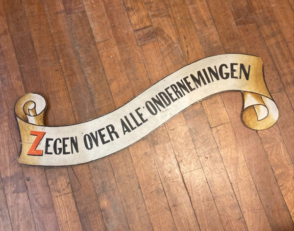 Late 19th Century Dutch Signage