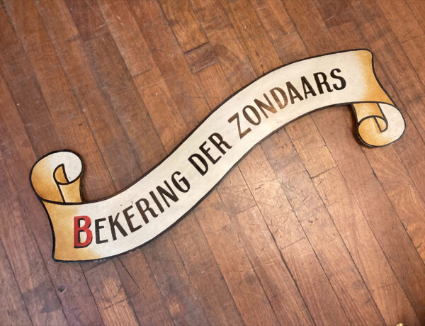 Late 19th Century Dutch Signage