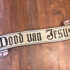 Late 19th Century Gothic Dutch Signage