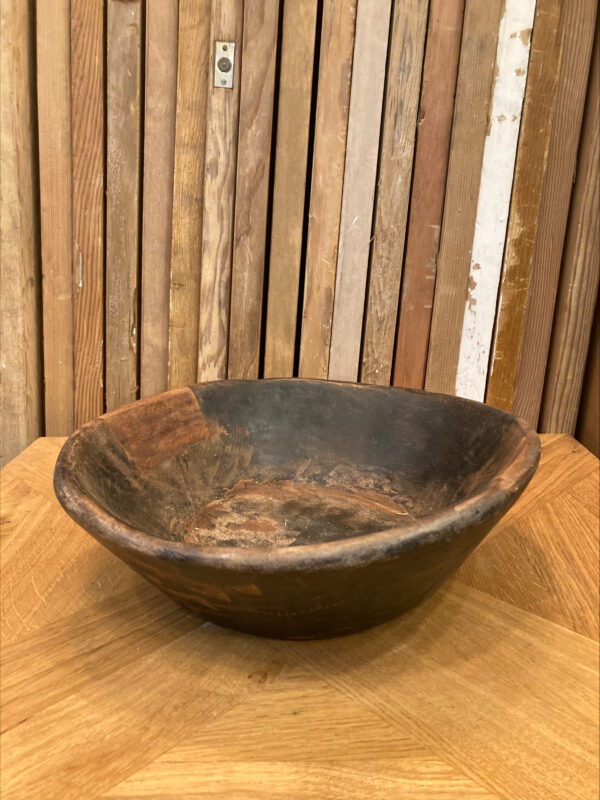 Indian Carved Wood Bowl