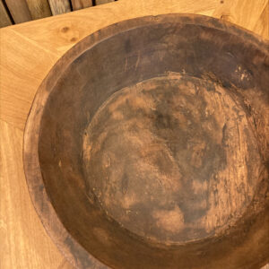 Alternative view of Indian Carved Wood Bowl