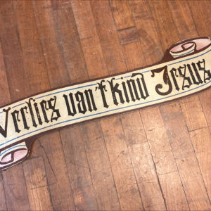 Late 19th Century Gothic Dutch Signage