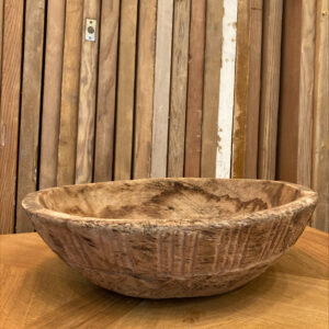 Indian Carved Wood Bowl