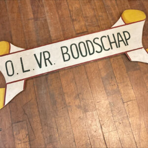 Late 19th Century Dutch Signage