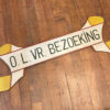 Late 19th Century Gothic Dutch Signage Late 19th Century Gothic Dutch Signage