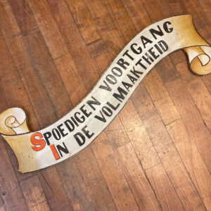 Late 19th Century Dutch Signage
