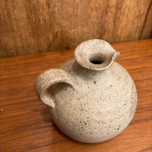 Alternative view of Mid Century Stoneware Bud Vase With Handle