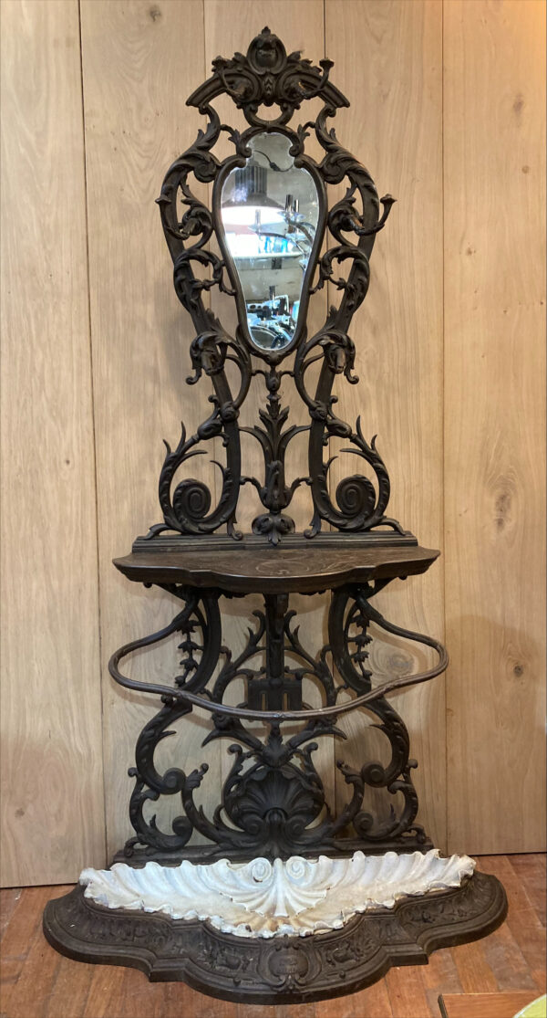 La Belle Epoque French Coat Stand In Cast Iron