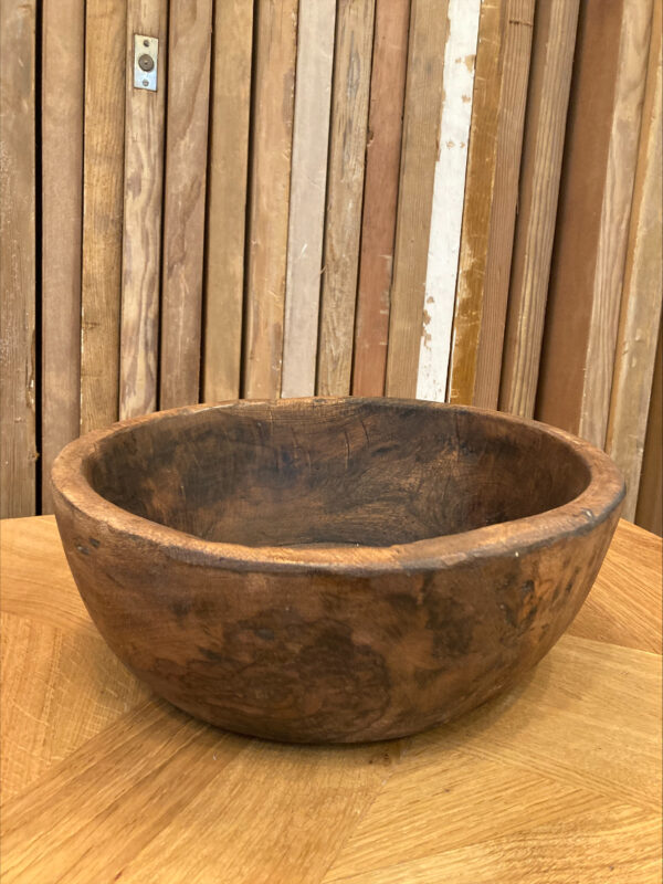 Indian Carved Wood Bowl