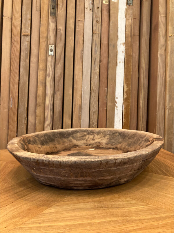 Indian Carved Wood Bowl