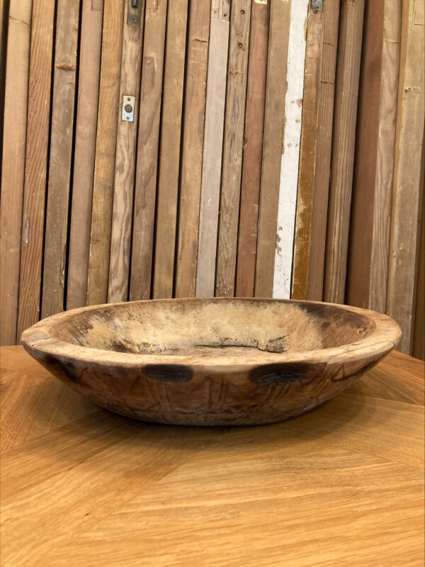 Indian Carved Wood Bowl