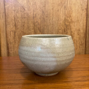 Mid Century Stoneware Rounded Pot