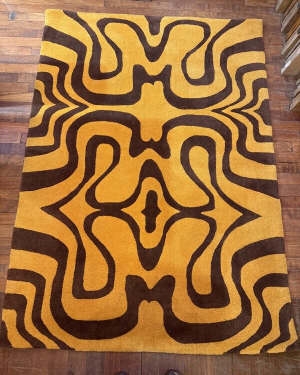 Mid Century 'Naraka' Handtufted Wool Rug Made In South Africa