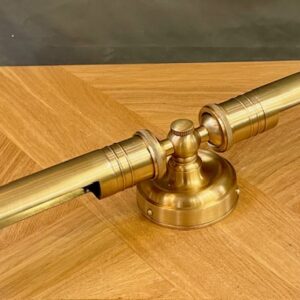 Alternative view of Retro Brass Double Picture Light
