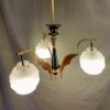 Wroxton Chrome Plated Cast Brass Nine Light Chandelier
