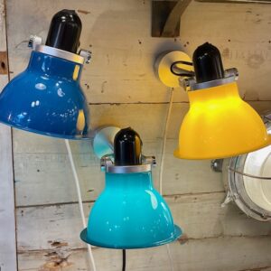 Contemporary Coloured Acrylic Anglepoise Wall Light