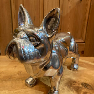 Contemporary Aluminium French Bulldog Sculpture