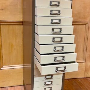 Vintage 15 Drawer A4 Filing Cabinet