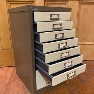 Vintage 10 Drawer A4 Filing Cabinet