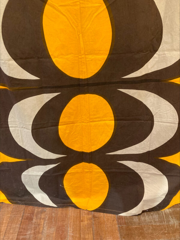 Retro Cotton Curtains & Pelmet Marimekko By Suomi Finland 1965