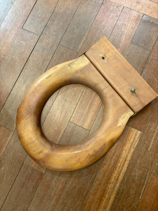 Victorian Wooden Toilet Seat