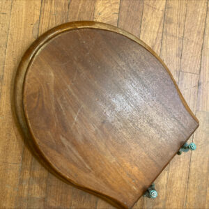 Victorian Wooden Toilet Seat With Lid