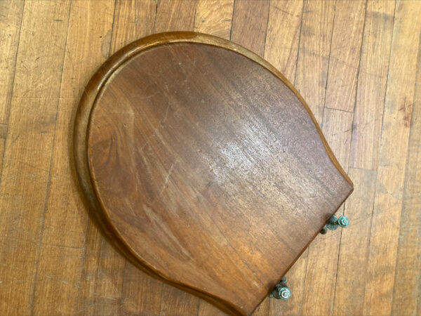 Victorian Wooden Toilet Seat With Lid