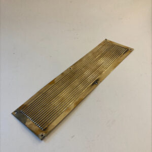 Reeded Brass Fingerplate