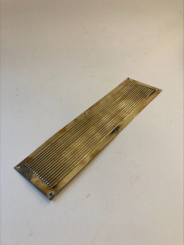 Reeded Brass Fingerplate