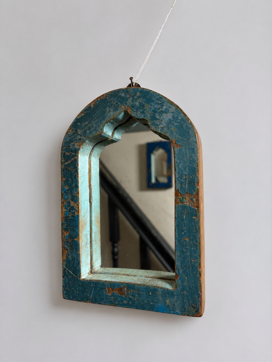 Vintage Indian Teak Mirrors Vintage Indian Teak Mirrors