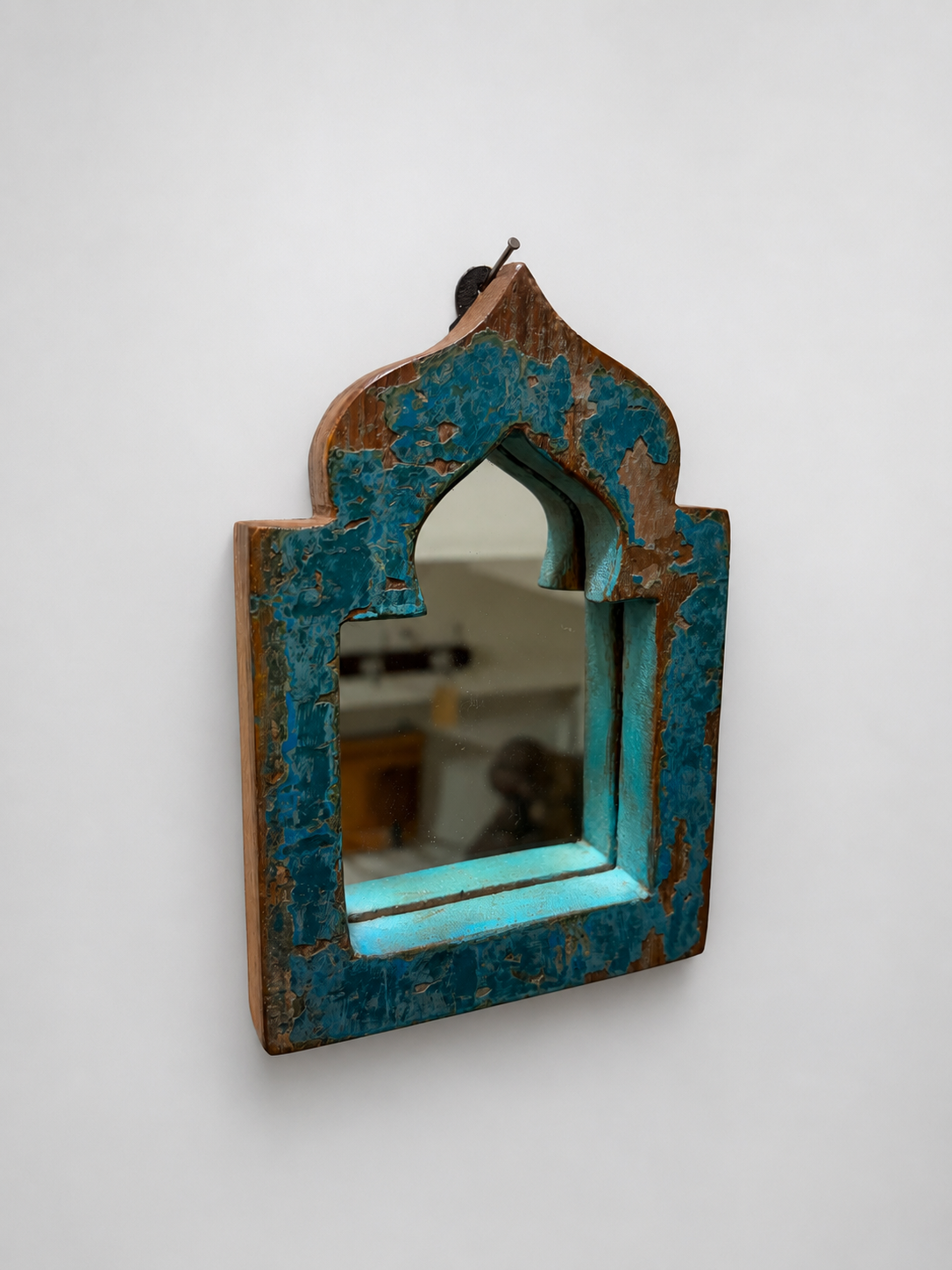 Vintage Indian Teak Mirrors Vintage Indian Teak Mirrors